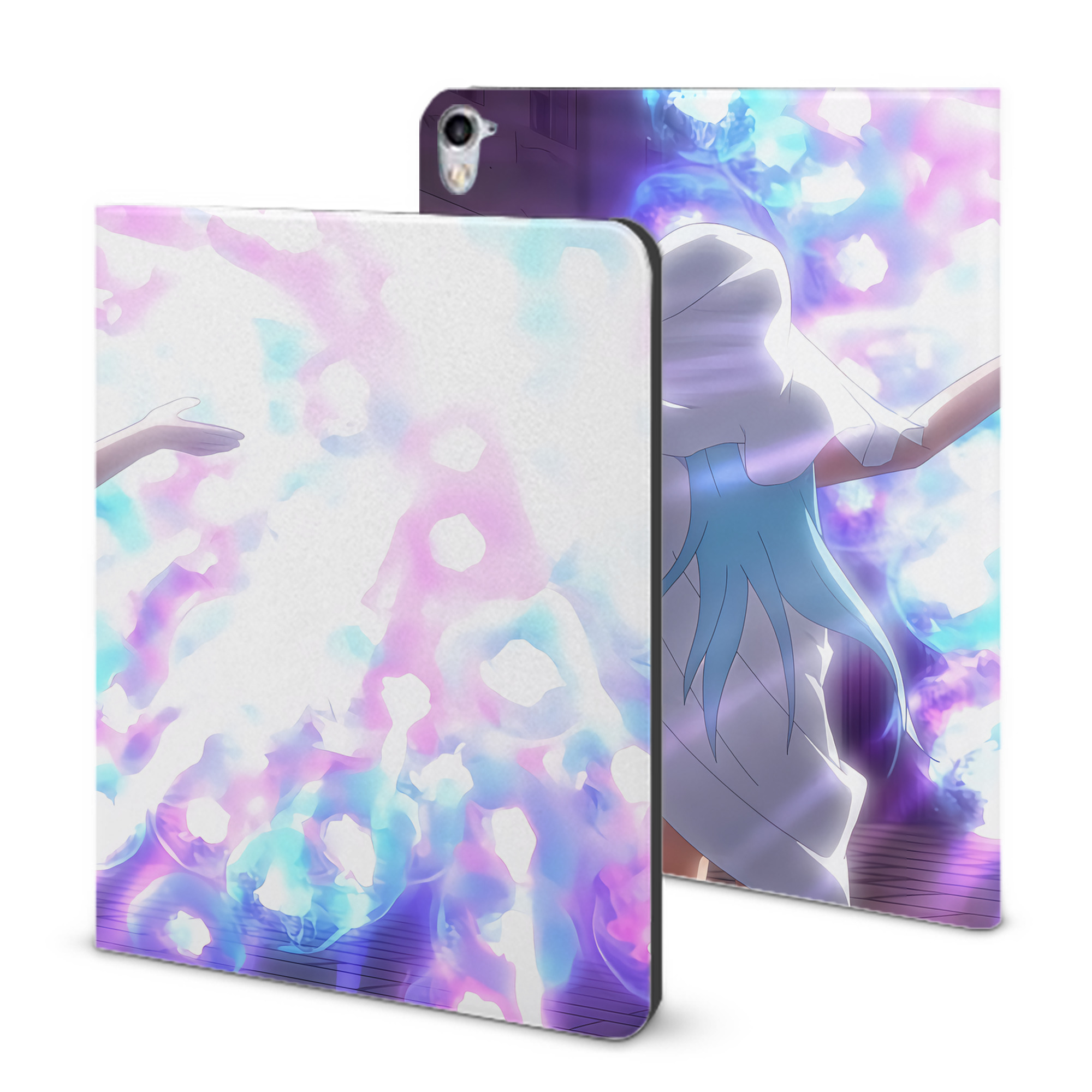 （画像用） 転スラ Regarding Reincarnated to Slime IPad ケース ブック型 PUレザー TPU 耐衝撃 軽量 薄型 ペン収納なし 全面保護 IPad 各モデル対応
